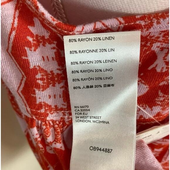 Free People Mimi Linen Blend Sleeveless Flowy Tank Top XS NWT - Picture 6 of 7